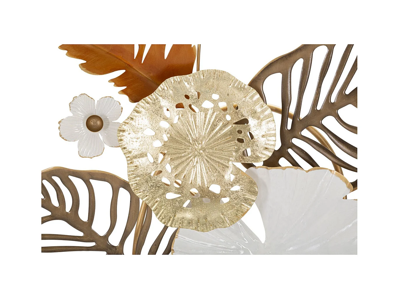 Metalowa Dekoracja 3D Kwiaty 28, Wielokolorowy, 50,8x7x87 cm, Epikasa