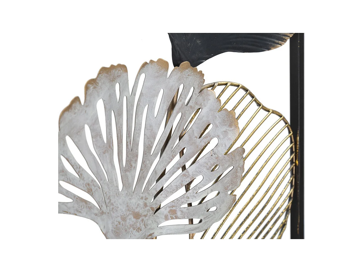 3D Metalen Decoratie Blad 35, Veelkleurig, 31x3,5x90 cm, Epikasa