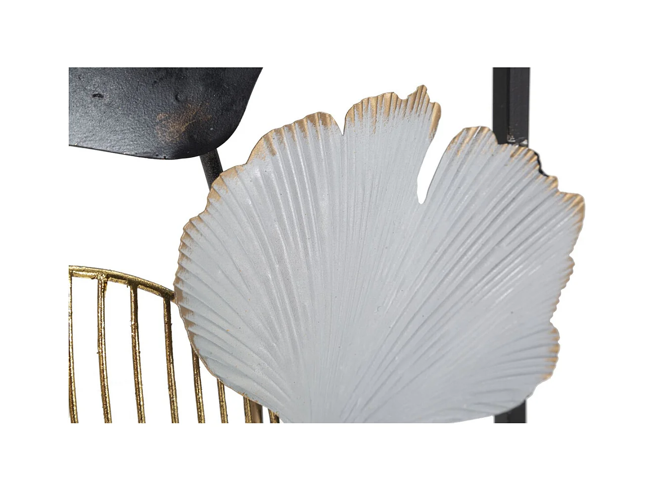 3D Metalen Decoratie Blad 35, Veelkleurig, 31x3,5x90 cm, Epikasa