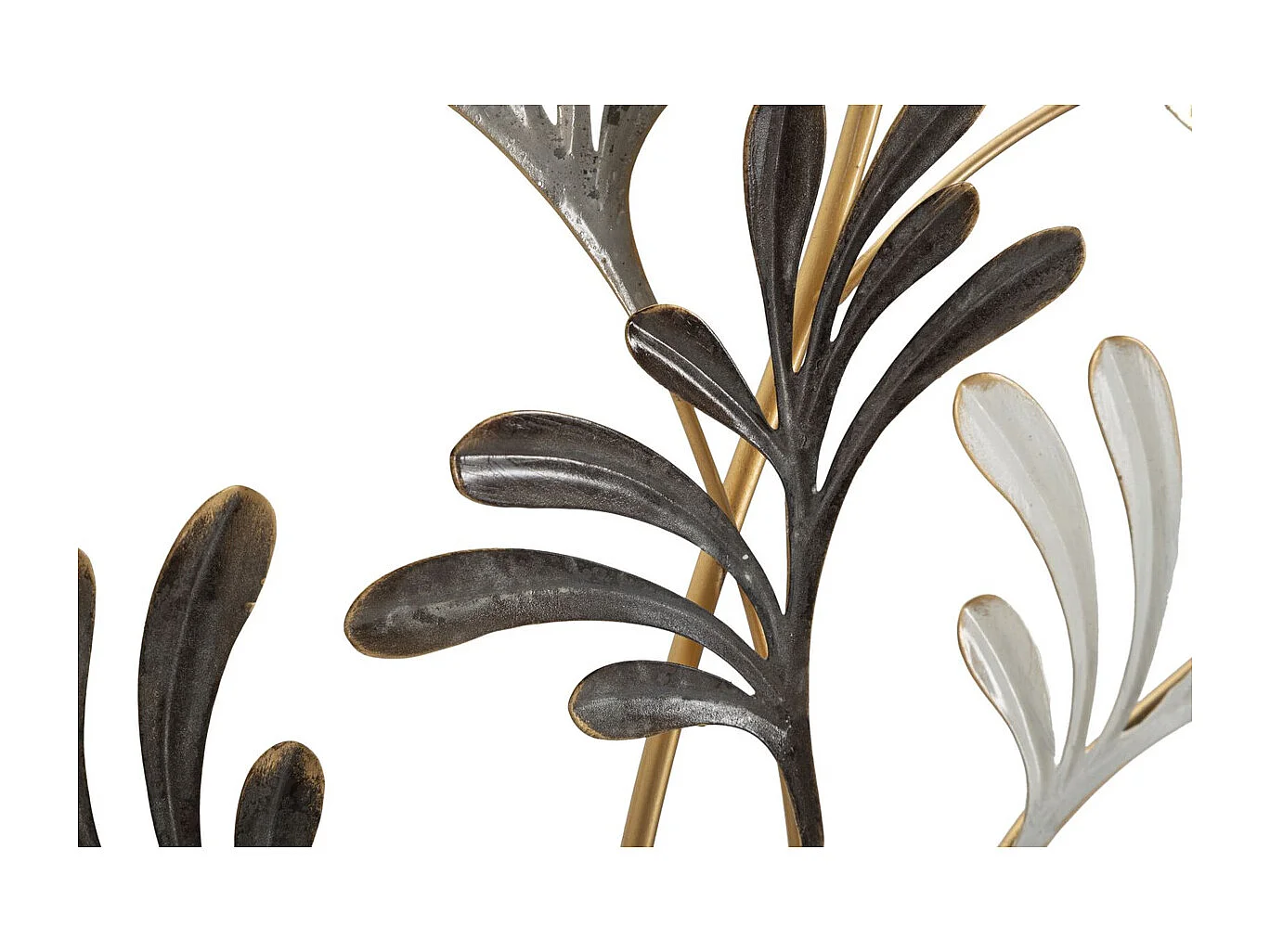 Decorazione in Metallo 3D Fiori 36, Multicolore, 50,2x5,1x92 cm, Seven Design