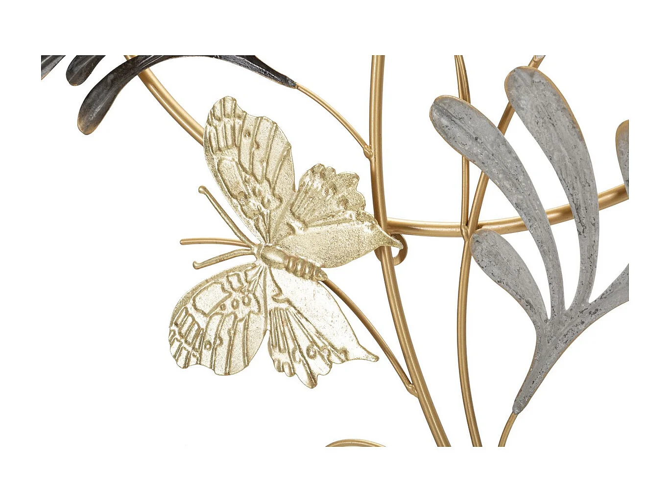 Decorazione in Metallo 3D Fiori 36, Multicolore, 50,2x5,1x92 cm, Seven Design