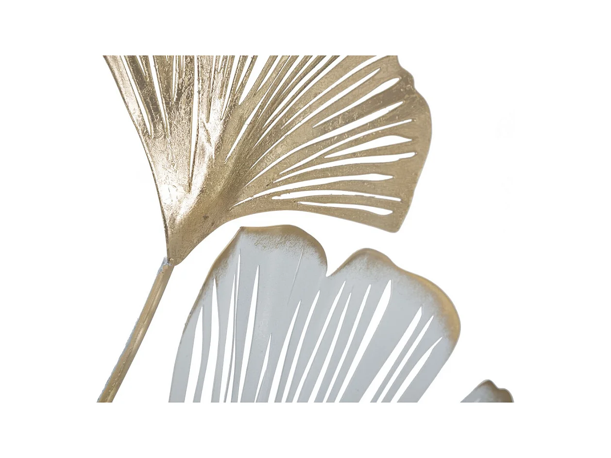 Décoration 3D en Métal Feuille 39, Multicouleur, 58x5x104,8 cm, Seven Design