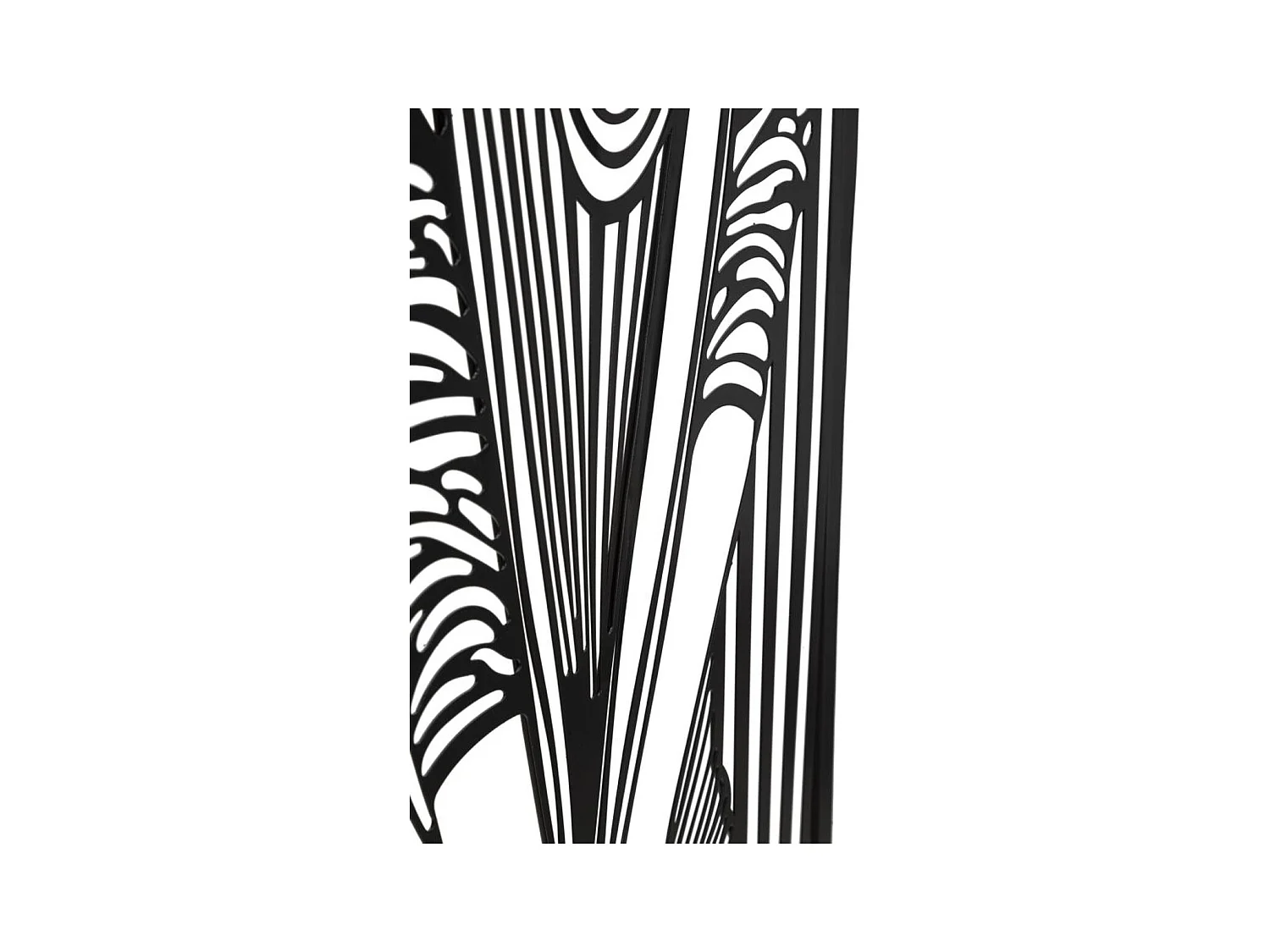 Dekoracja Metalowa Ciała 2, Czarny, 40x1,3x60 cm, Epikasa