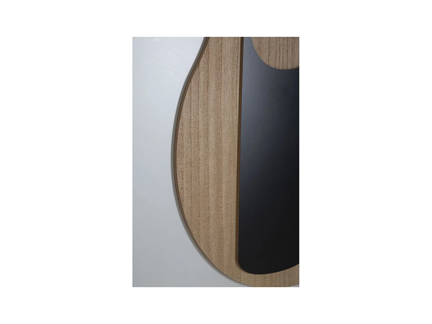 Dekoracja z Metalu i Drewna Geometryczny 7, Wielokolorowy, 60x2x80 cm, Epikasa