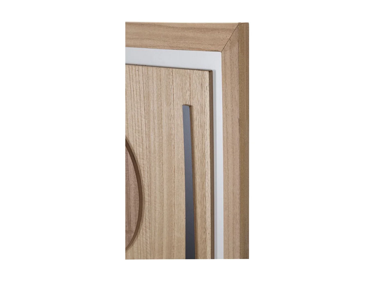 Décoration en Métal et Bois Géométrique 7, Multicouleur, 60x2x80 cm, Seven Design