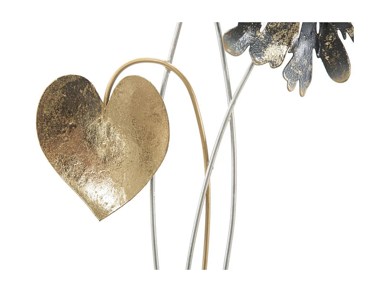 Metalowa Dekoracja 3D Kwiaty 42, Wielokolorowy, 35x5,5x88 cm, Seven Design