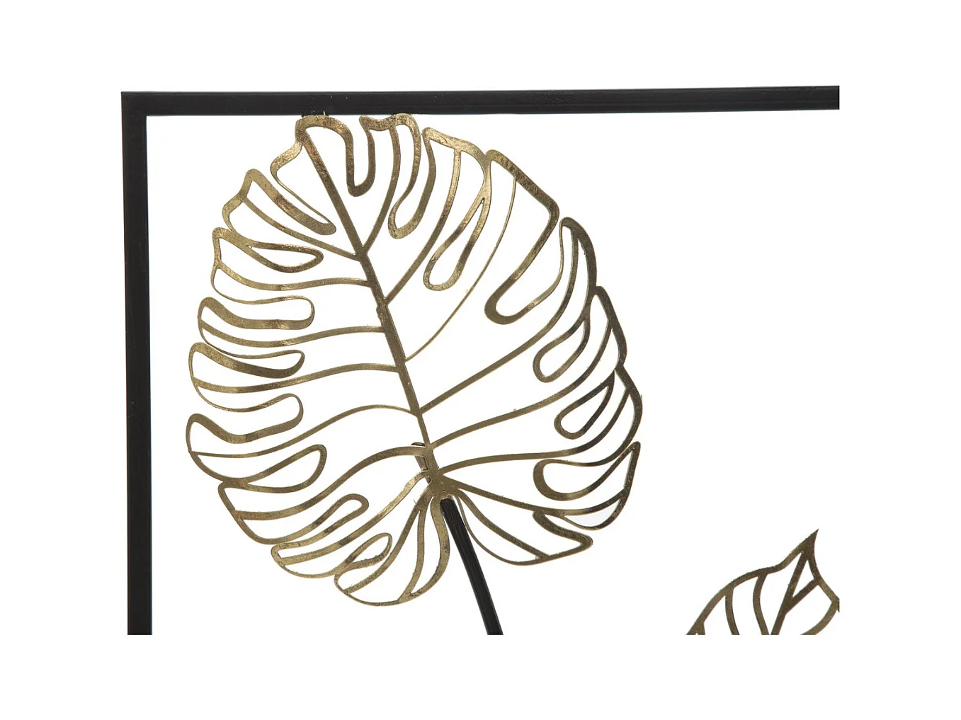 3D Metalen Decoratie Blad 43, Veelkleurig, 31x2,5x90 cm, Epikasa