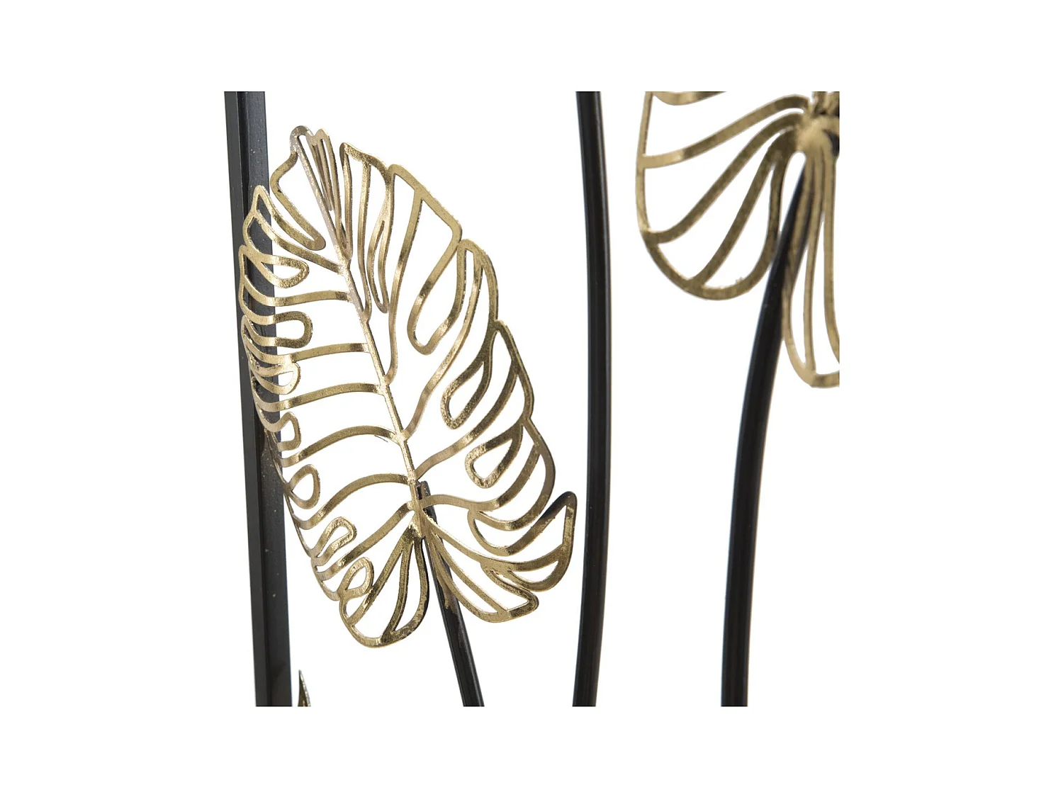 3D Metalen Decoratie Blad 43, Veelkleurig, 31x2,5x90 cm, Epikasa