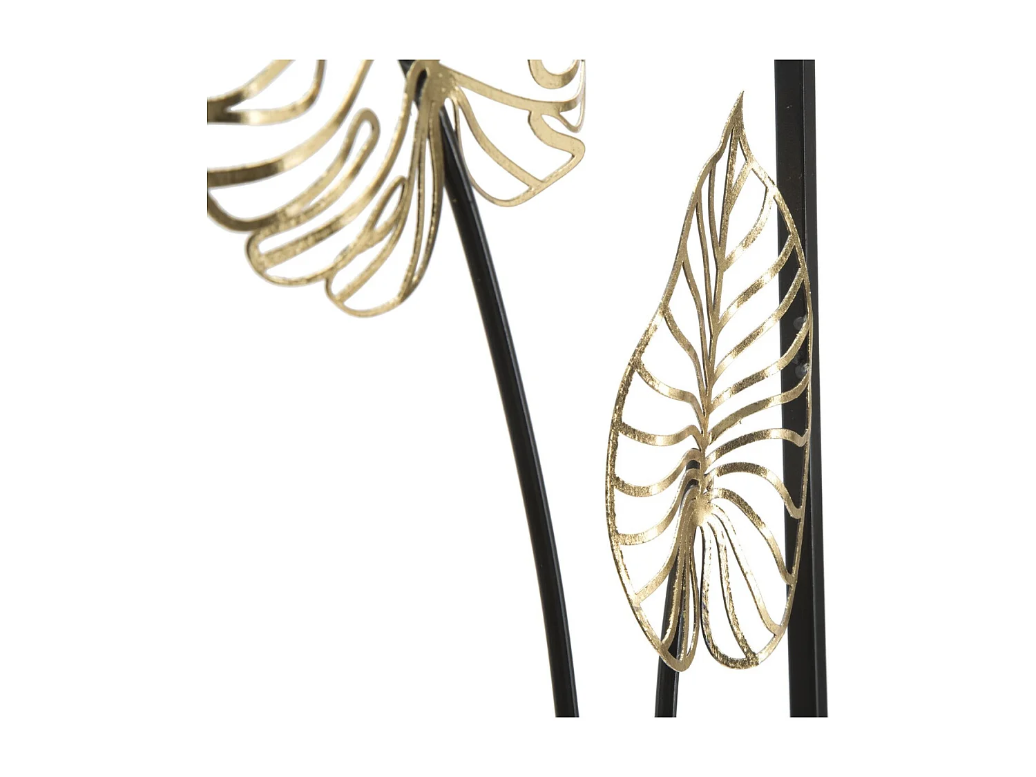 Décoration 3D en Métal Feuille 43, Multicouleur, 31x2,5x90 cm, Seven Design