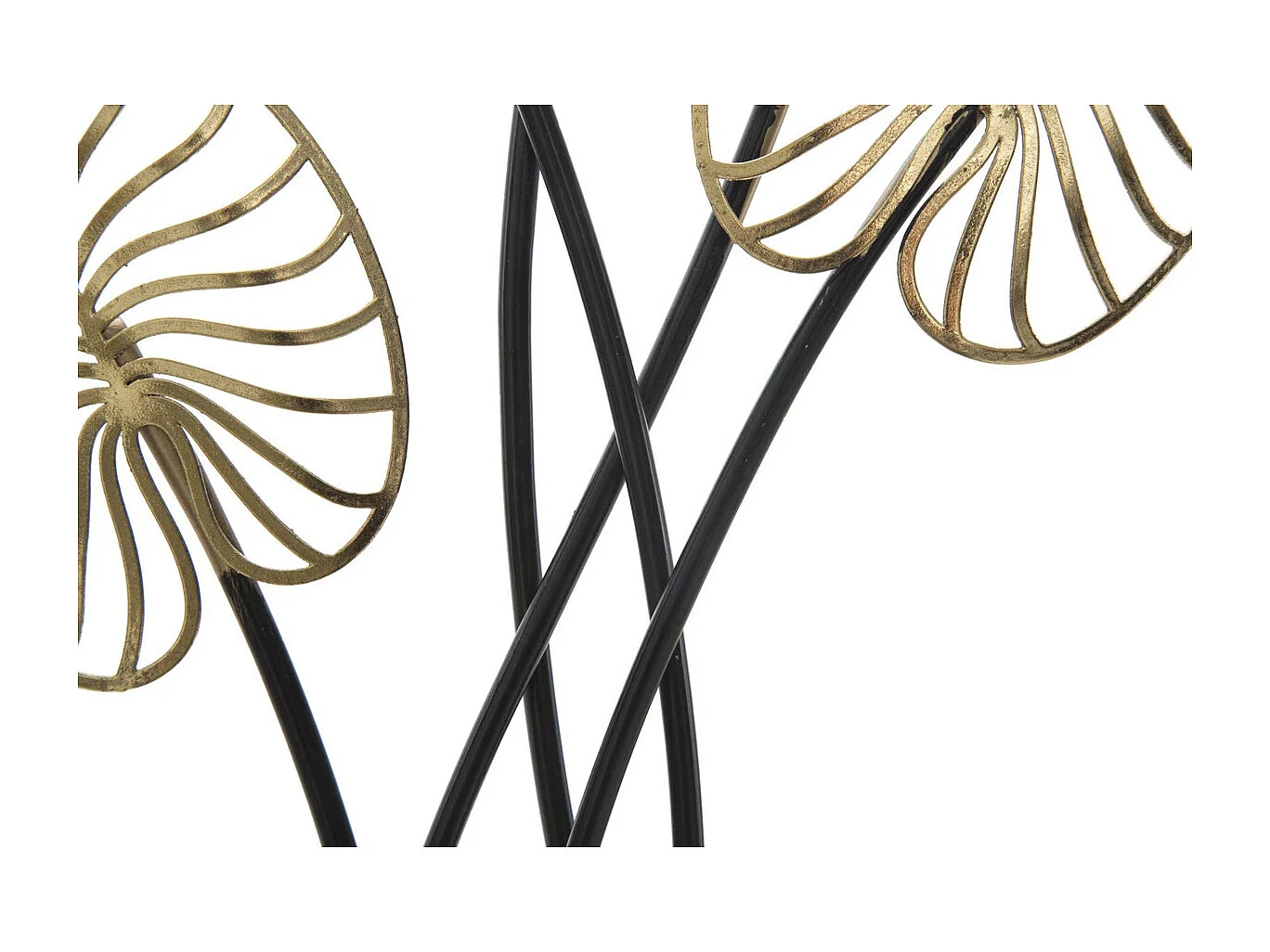 Décoration 3D en Métal Feuille 43, Multicouleur, 31x2,5x90 cm, Seven Design