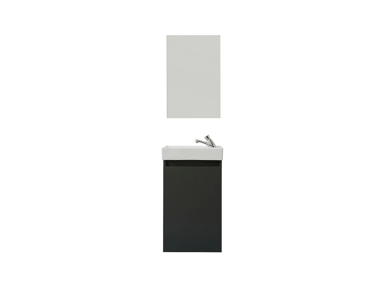 Conjunto de Muebles de Baño Champ, Gris, 39x60x21 cm, EPIKASA