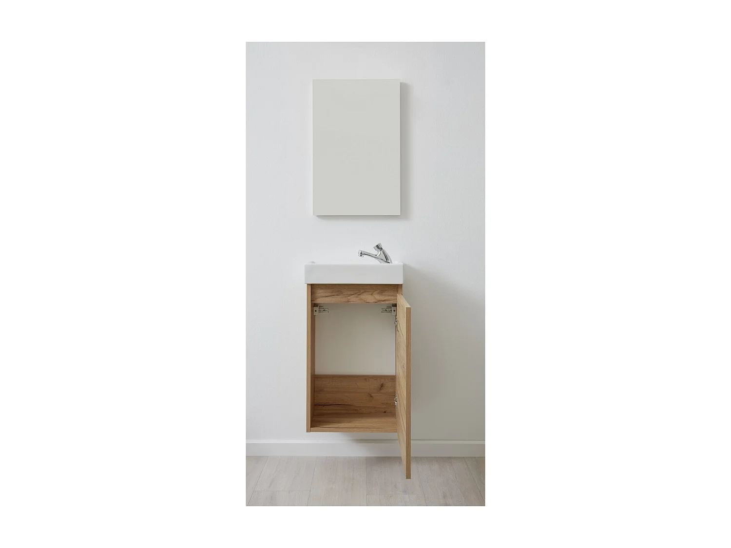 Ensemble de Meubles de Salle de Bain Champ, Marron, 39x21x60 cm, Seven Design