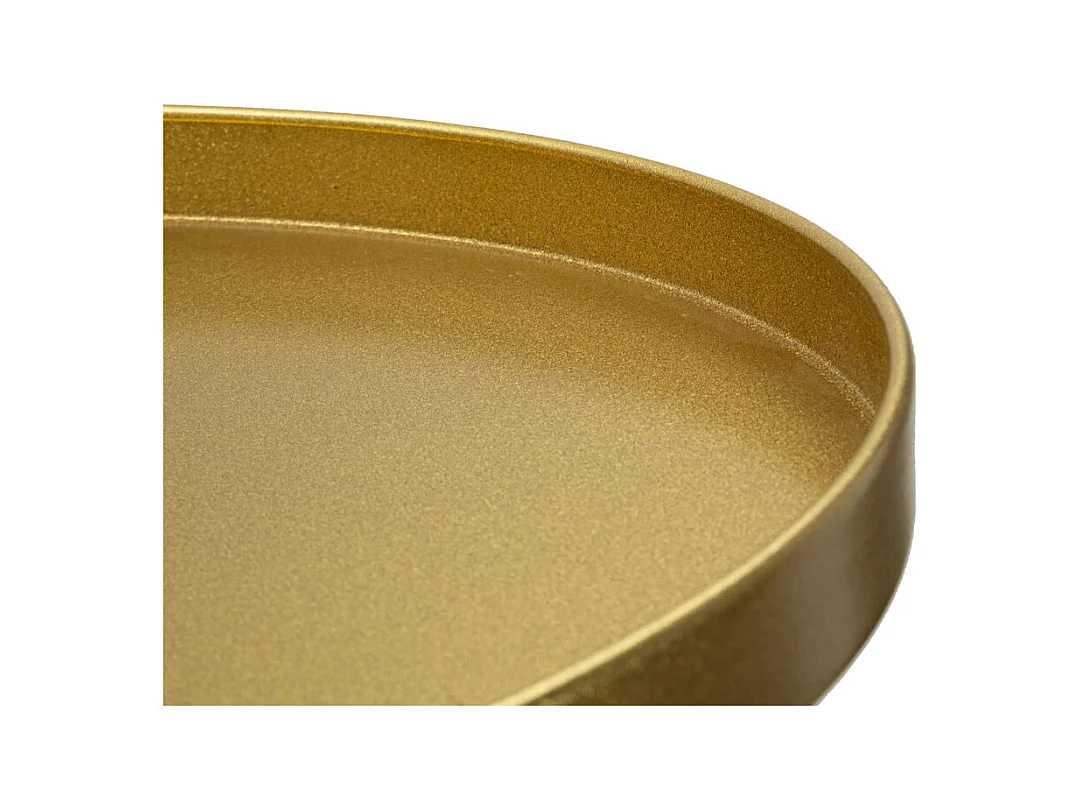 Tavolo MF578, Oro, 51x51x100 cm, Epikasa
