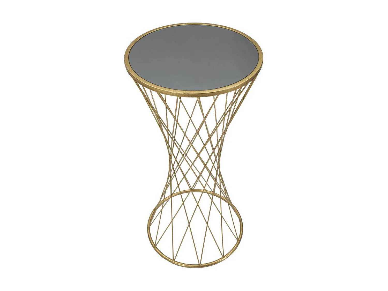 Stolik MF589, Złoto, 40x40x80 cm, Seven Design