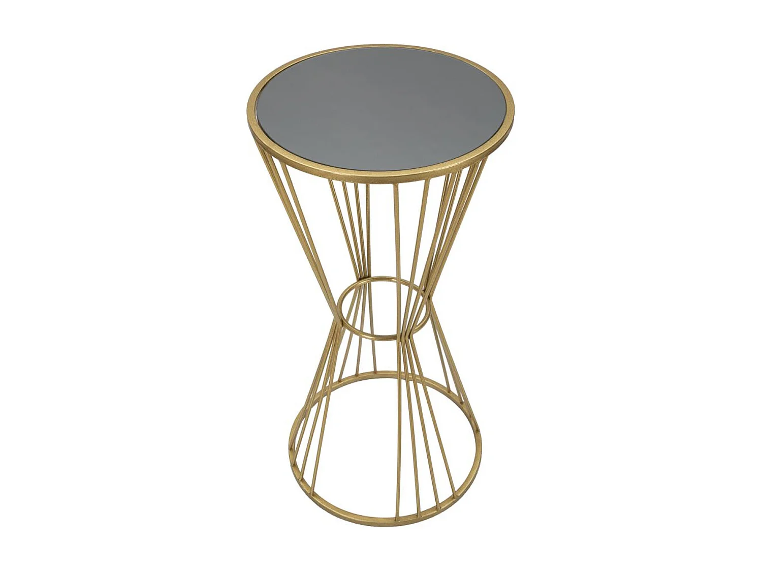 Stolik Kawowy MF590, Złoto, 40x40x80 cm, Seven Design