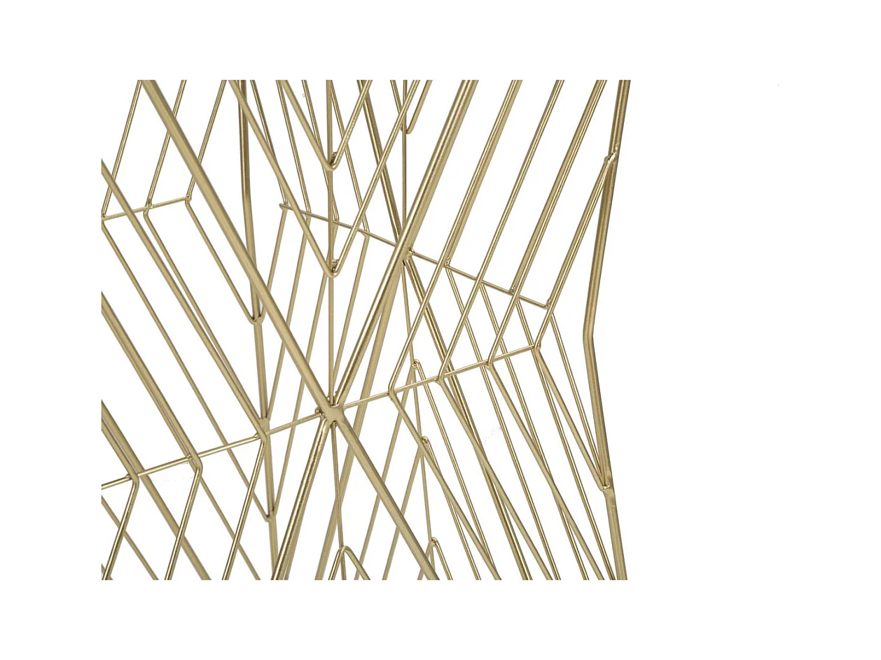 Tavolo MF594, Oro, 50x50x100 cm, Epikasa