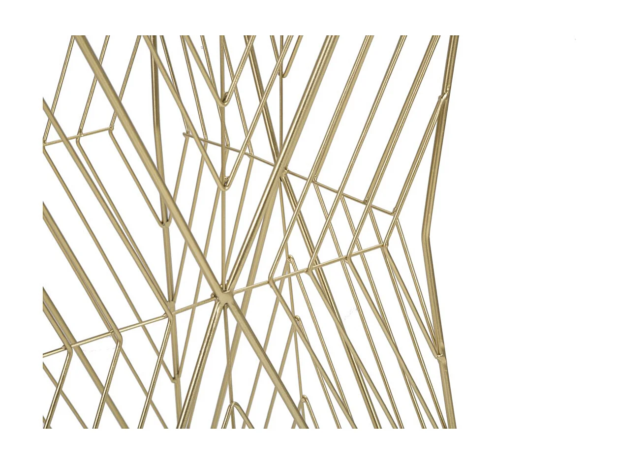 Mesa MF594, Ouro, 50x50x100 cm, Epikasa