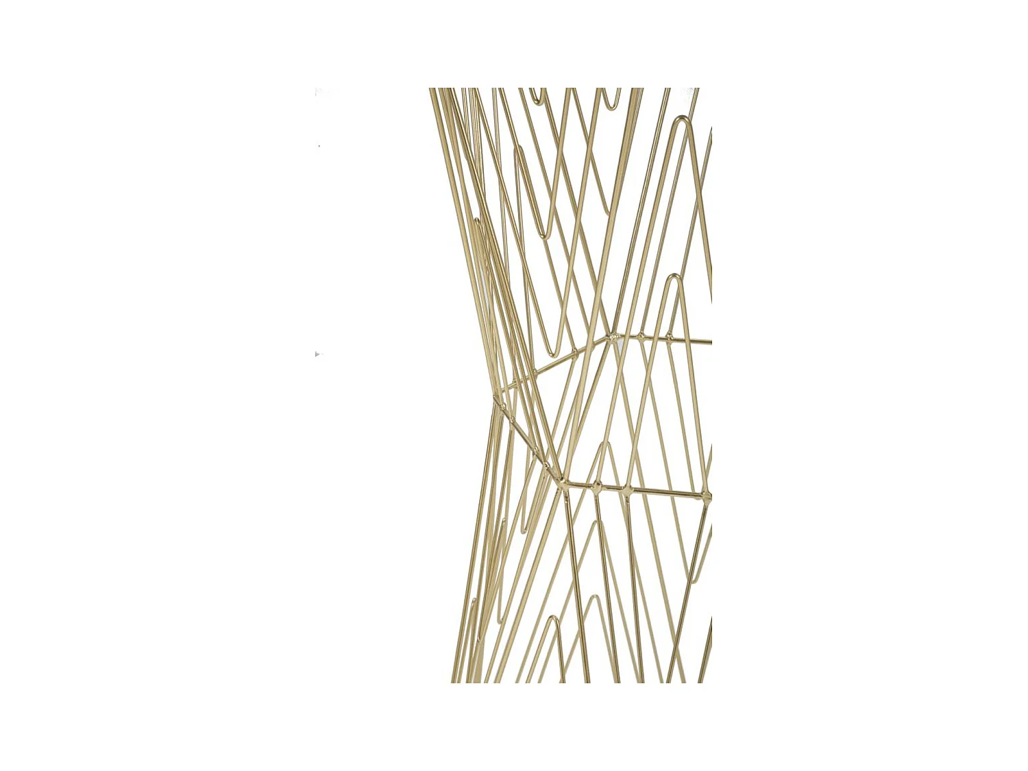 Table à Manger MF600, Or, 40x35x80 cm, Epikasa