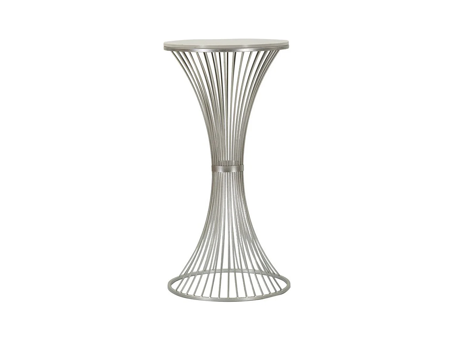 Tavolo MF581, Argento, 50x50x100 cm, Epikasa