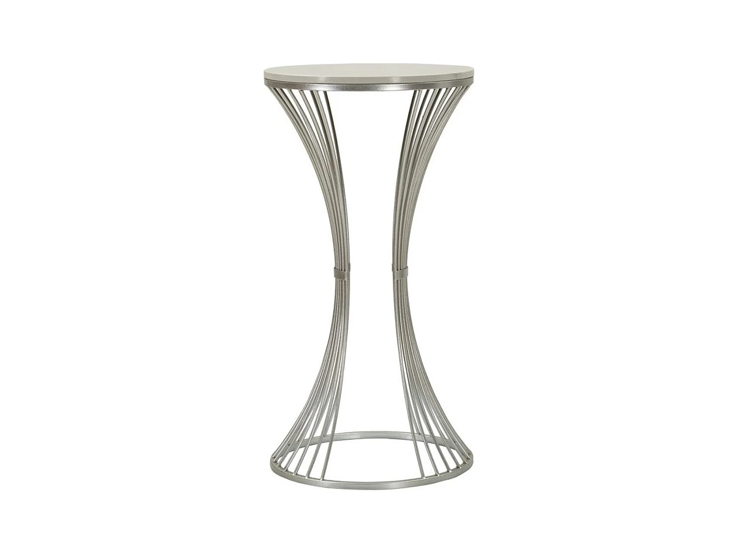 Tavolo MF581, Argento, 50x50x100 cm, Epikasa