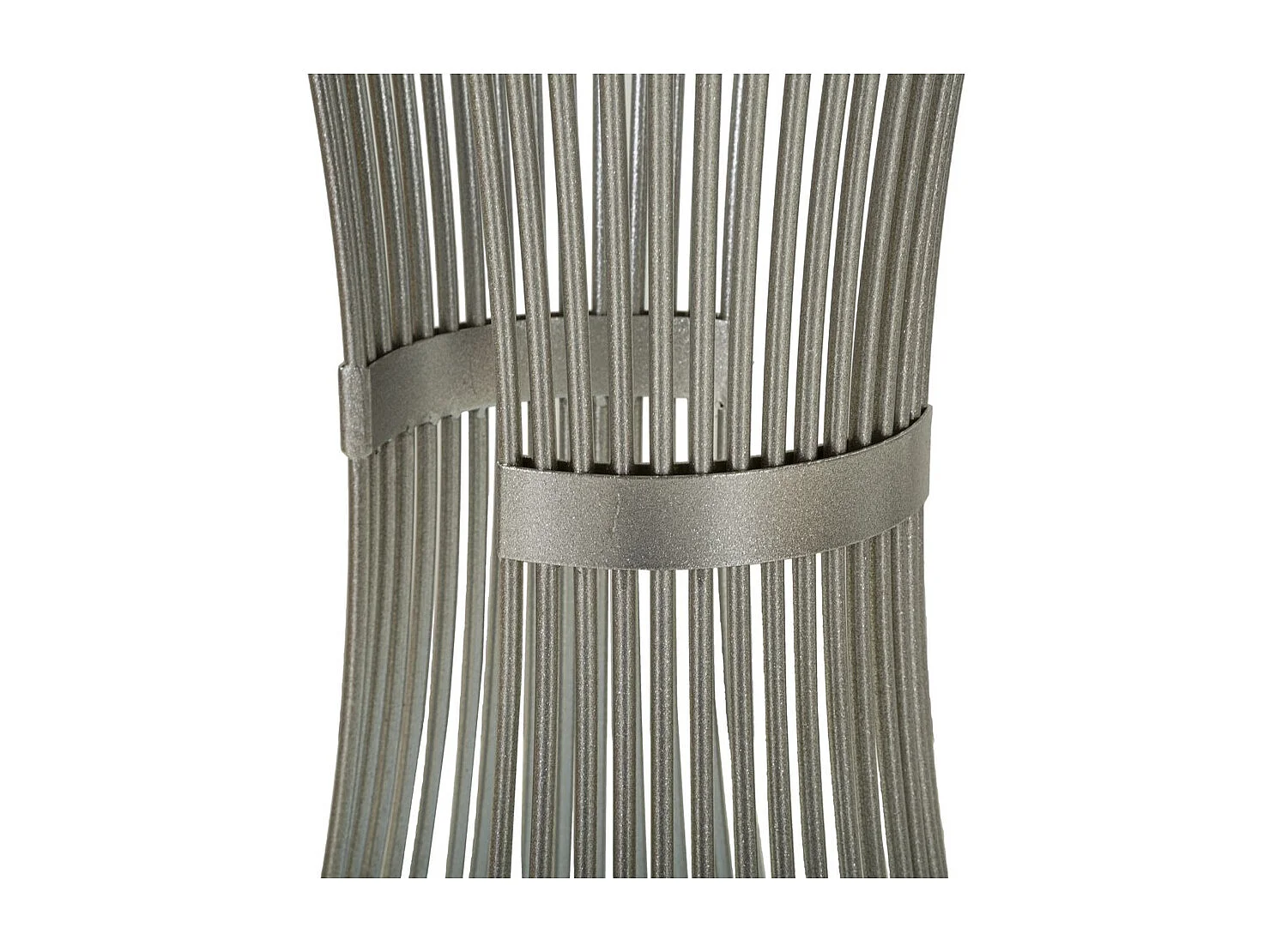 Table à Manger MF581, Argent, 50x50x100 cm, Epikasa