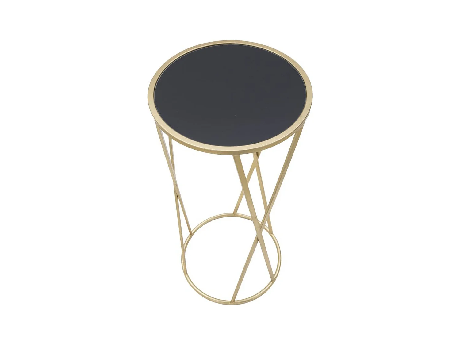 Mesa MF601, Ouro, 35x35x75 cm, Epikasa