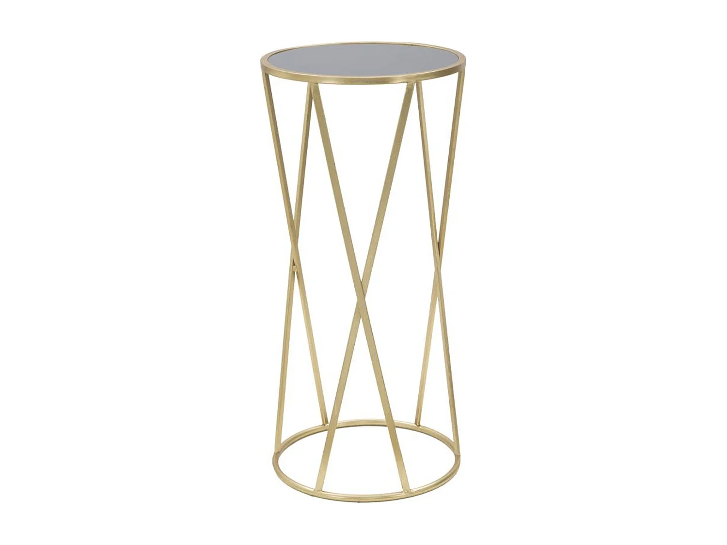 Table d'Appoint MF601, Or, 35x35x75 cm, Seven Design