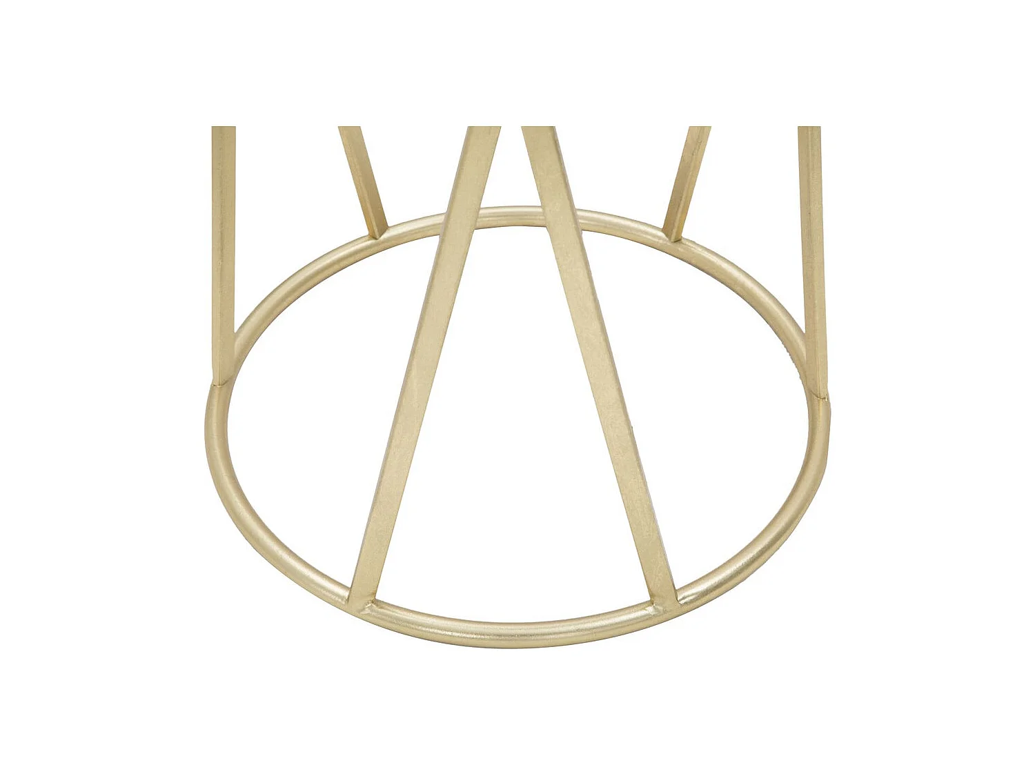 Table d'Appoint MF601, Or, 35x35x75 cm, Seven Design