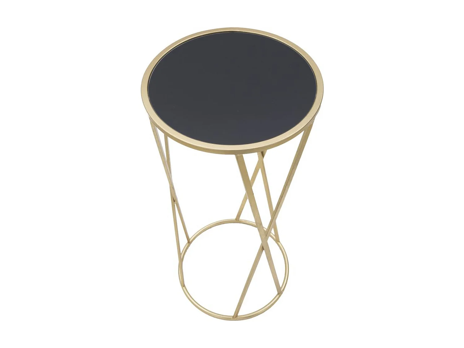 Table d'Appoint MF601, Or, 35x35x75 cm, Seven Design