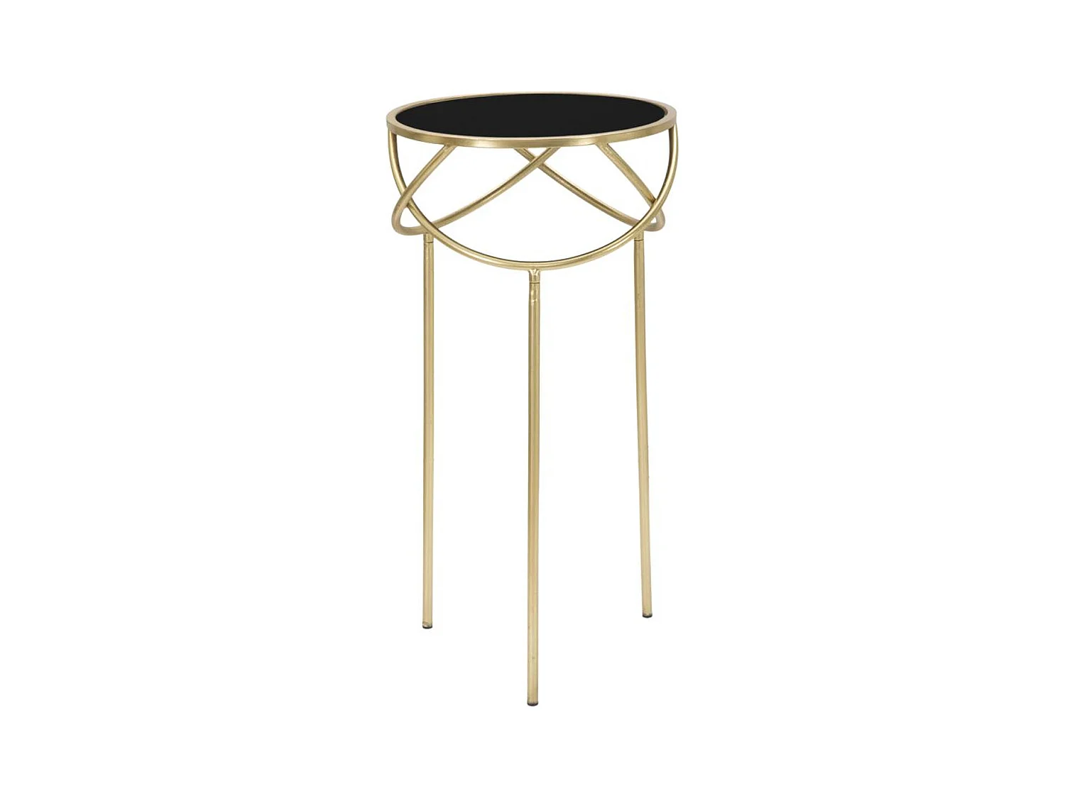 Mesa MF593, Ouro, 40x40x80 cm, Epikasa