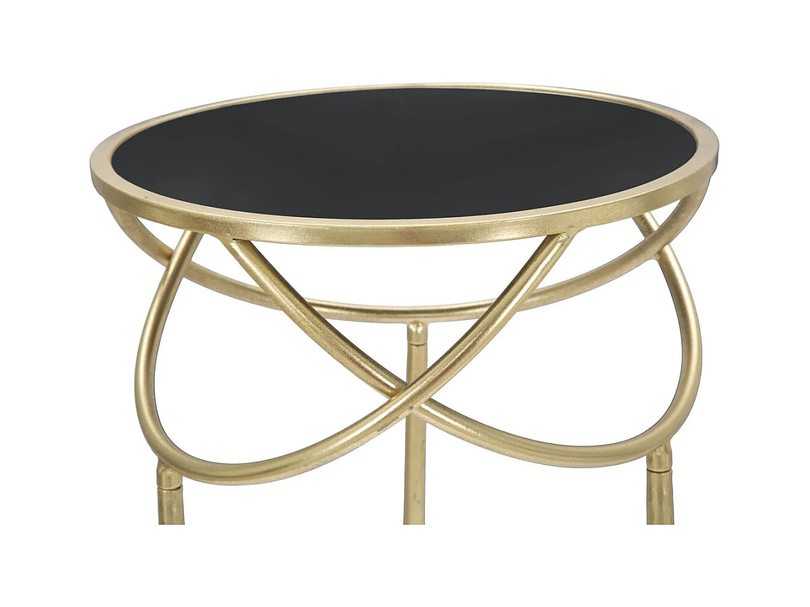 Mesa MF593, Ouro, 40x40x80 cm, Epikasa