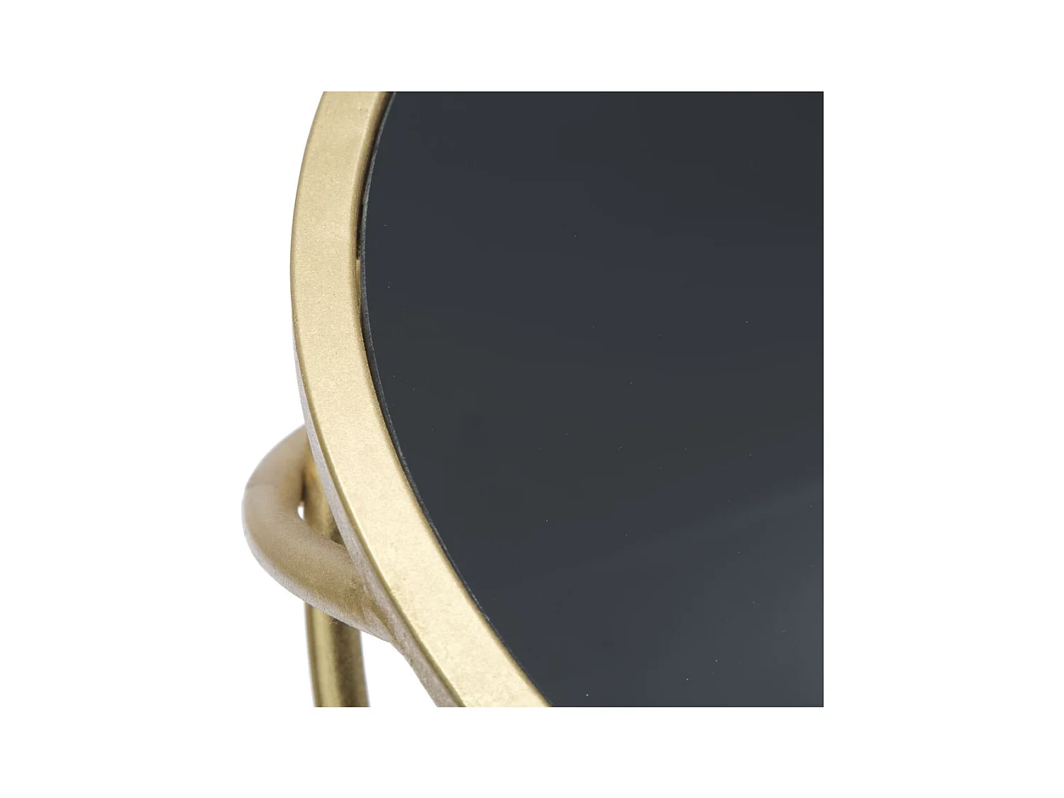 Mesa MF593, Ouro, 40x40x80 cm, Epikasa