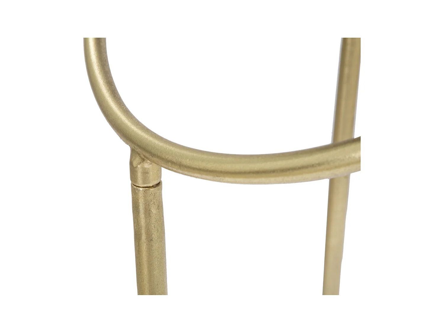 Mesa MF593, Ouro, 40x40x80 cm, Epikasa