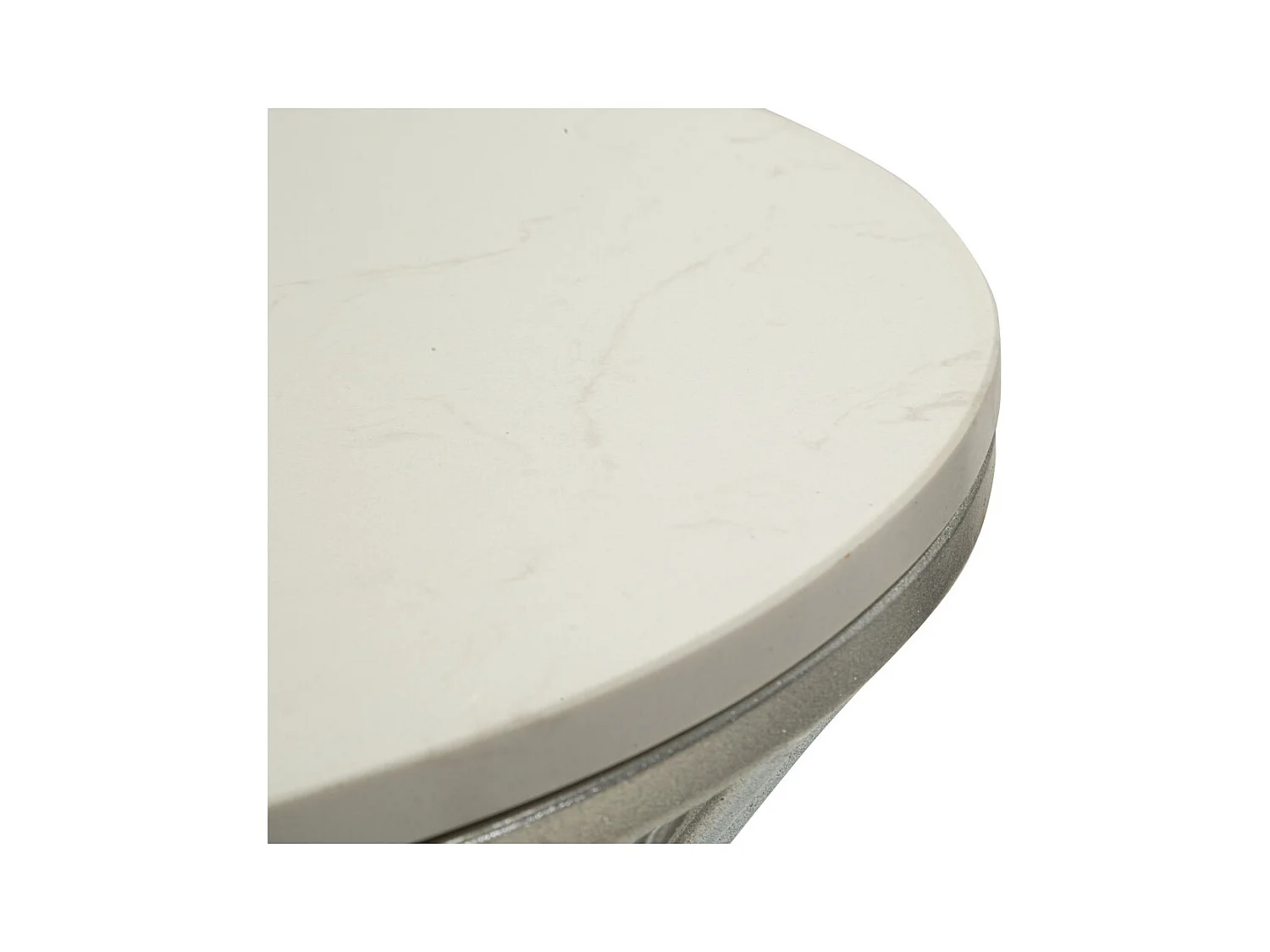 Stolik MF582, Srebrny, 40x40x79 cm, Epikasa