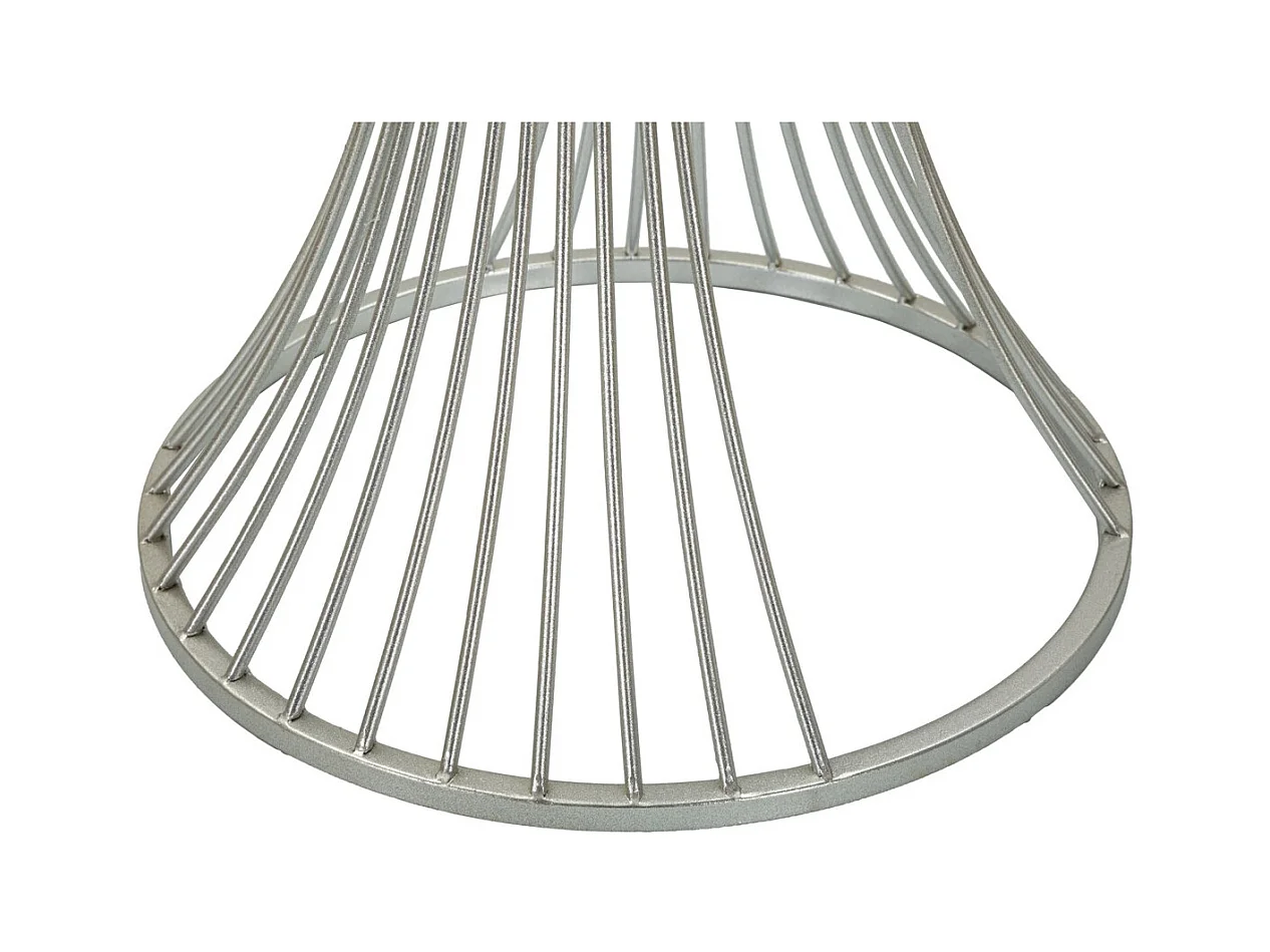 Stolik MF582, Srebrny, 40x40x79 cm, Epikasa