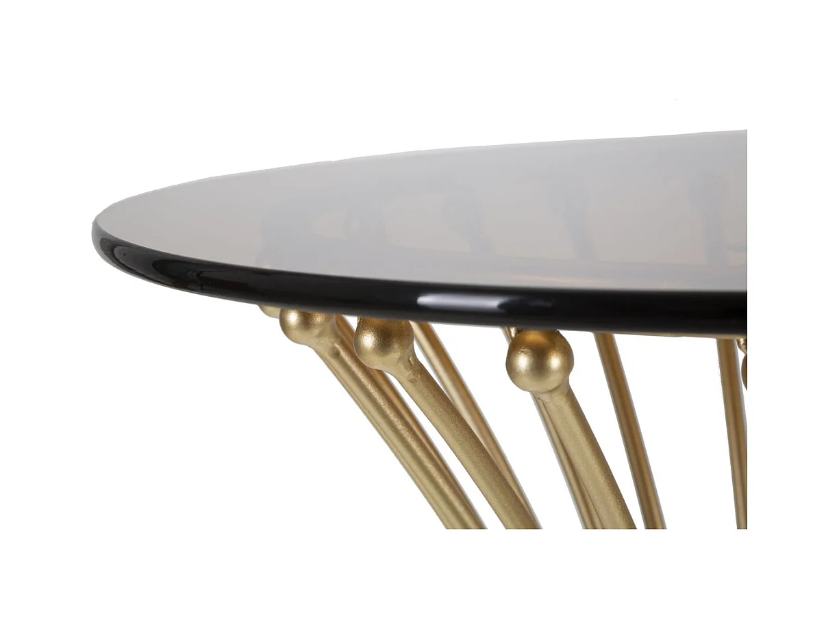 Mesa MF599, Oro, 40x40x82 cm, Epikasa