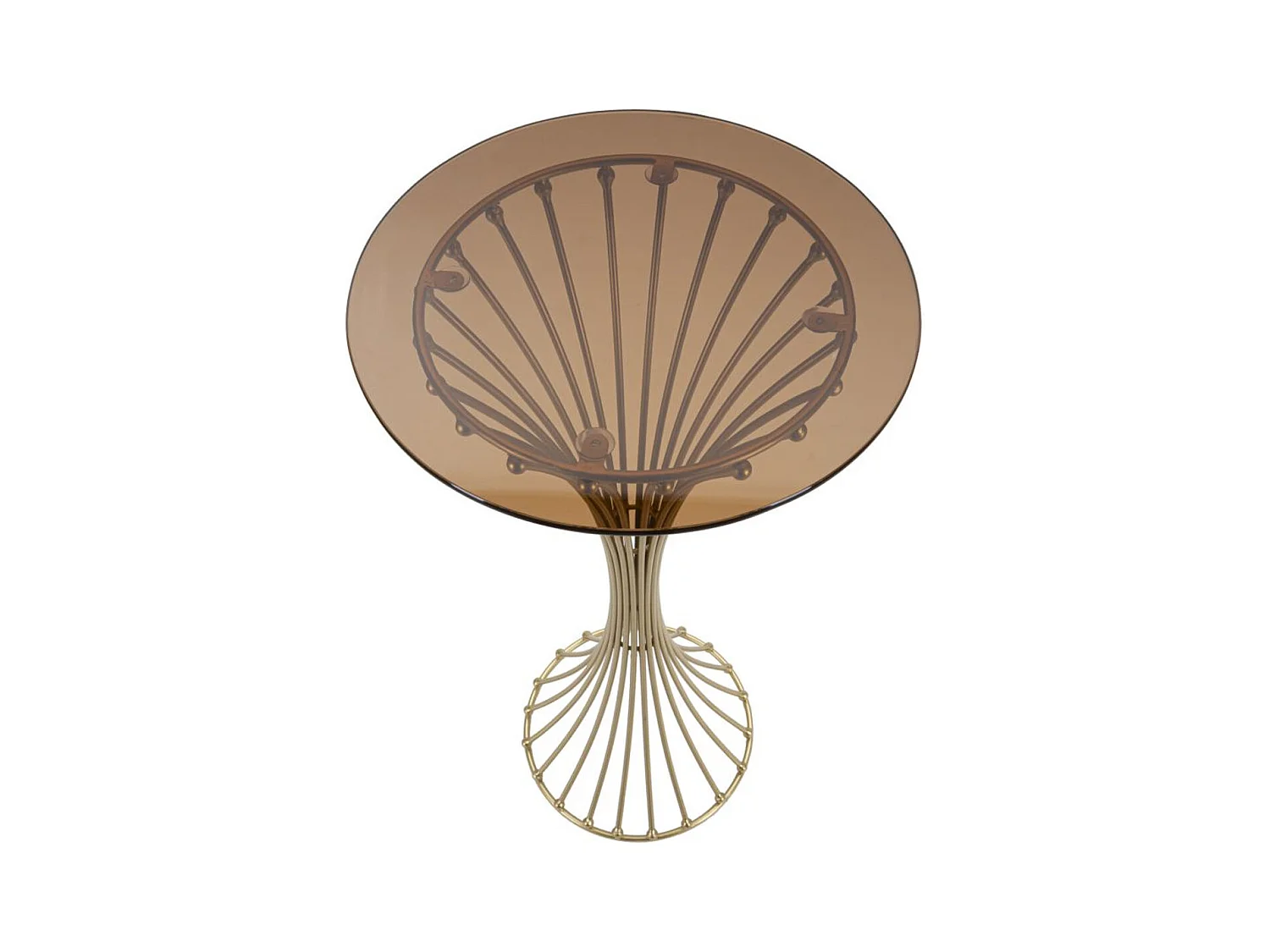 Mesa MF599, Oro, 40x40x82 cm, Epikasa