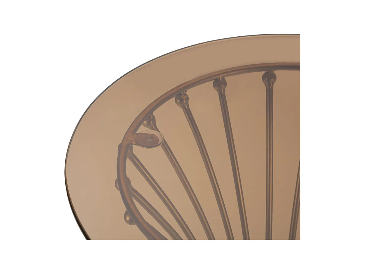 Mesa MF599, Oro, 40x40x82 cm, Epikasa