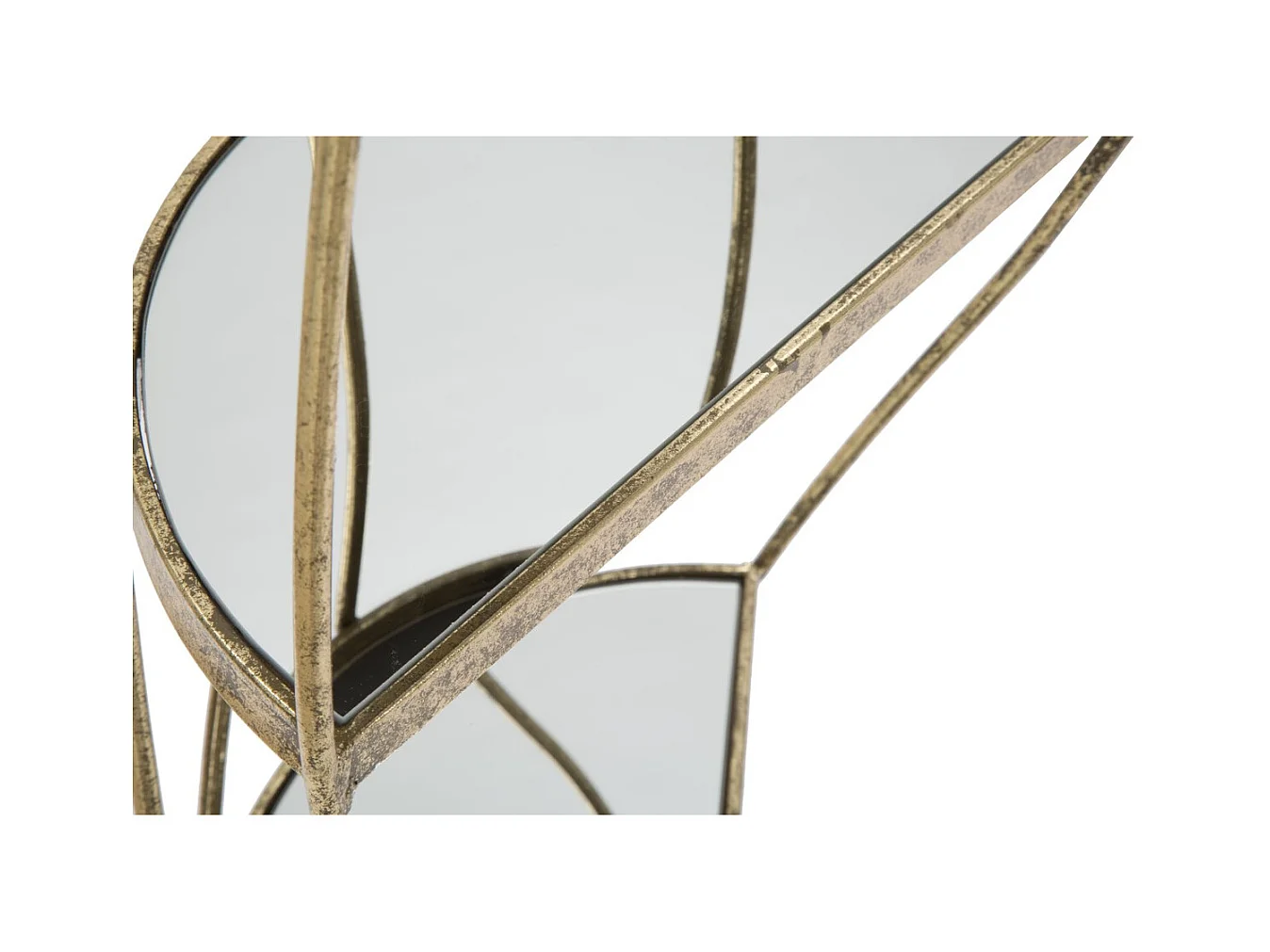 Mesa MF585, Ouro, 38x38x86 cm, Epikasa