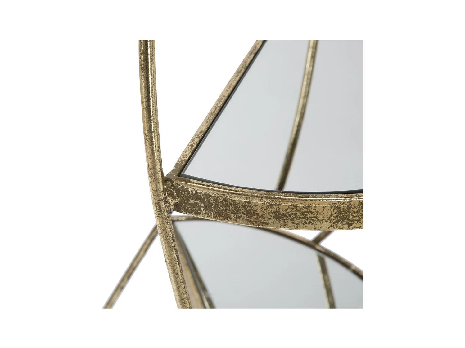 Tafel MF585, Goud, 38x38x86 cm, Epikasa