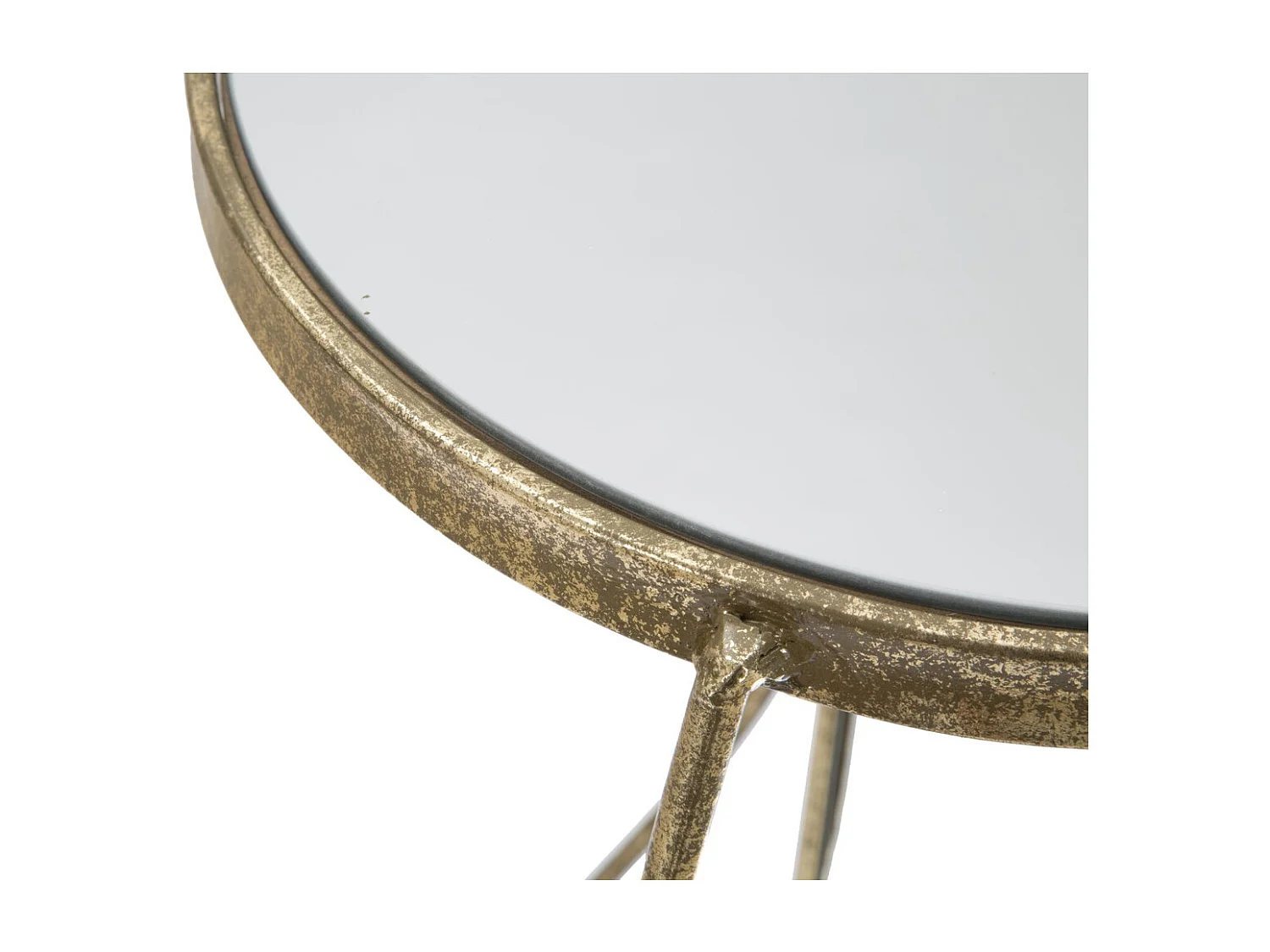 Stolik Kawowy MF585, Złoto, 38x38x86 cm, Seven Design