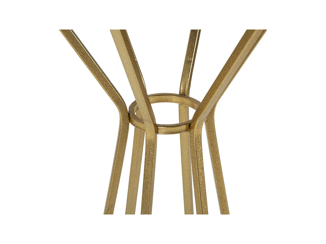 Mesa MF592, Ouro, 40x40x80 cm, Epikasa