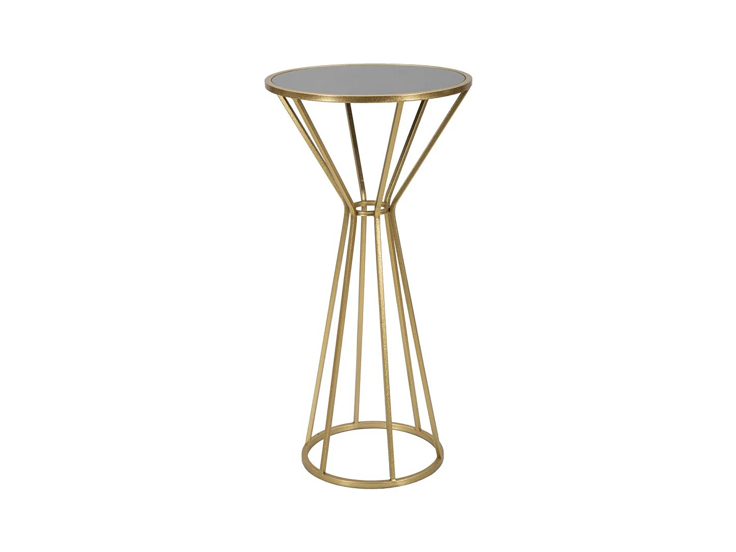 Table à Manger MF592, Or, 40x40x80 cm, Epikasa