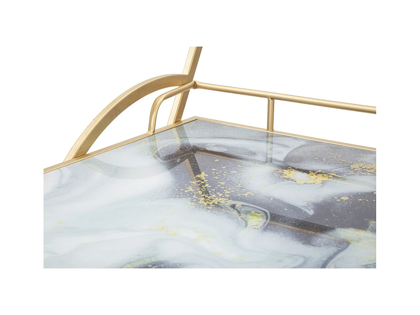 Trolley MF2, Goud, 71x45,5x84,5 cm, Epikasa