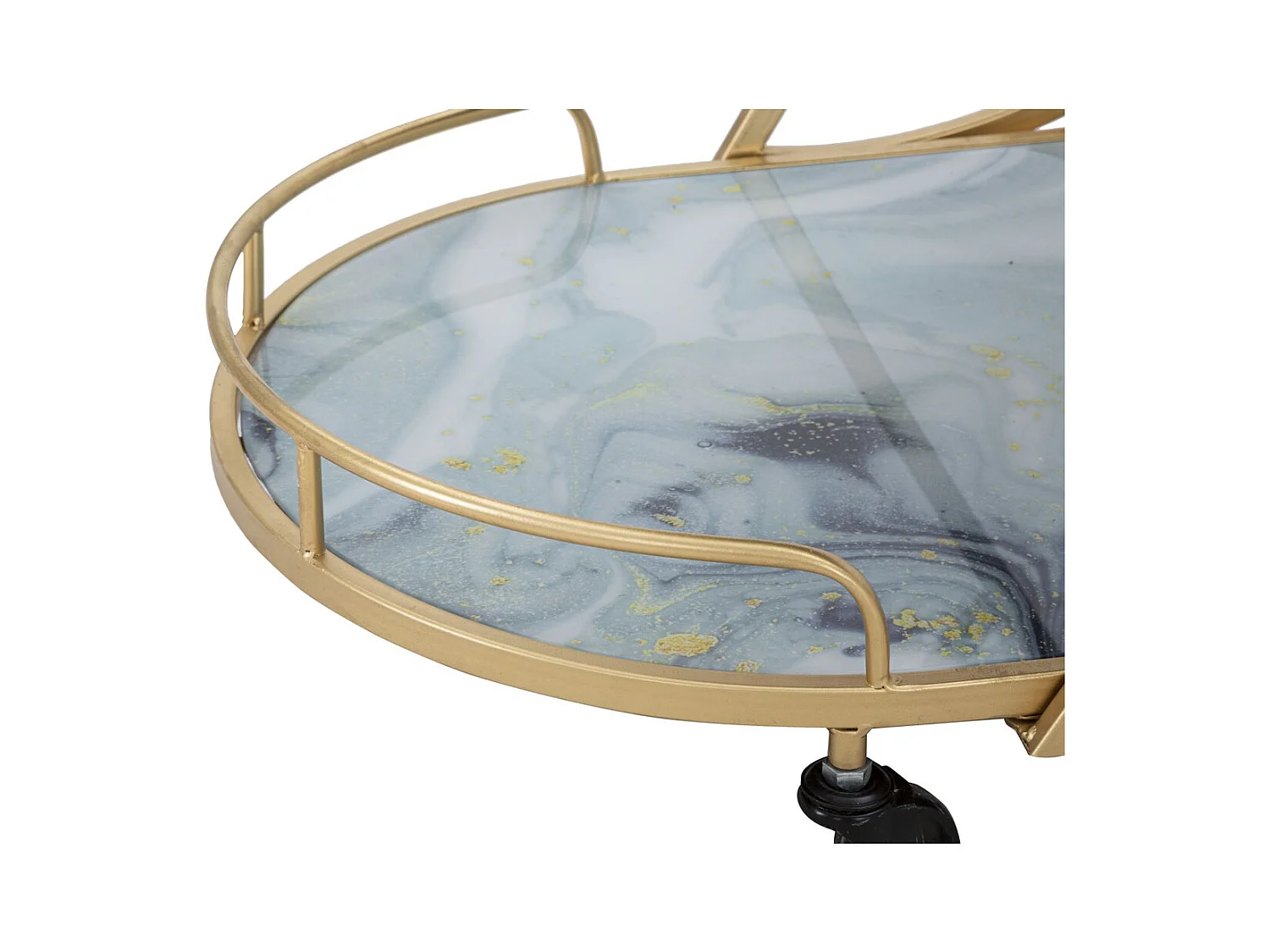 Trolley MF2, Goud, 71x45,5x84,5 cm, Epikasa