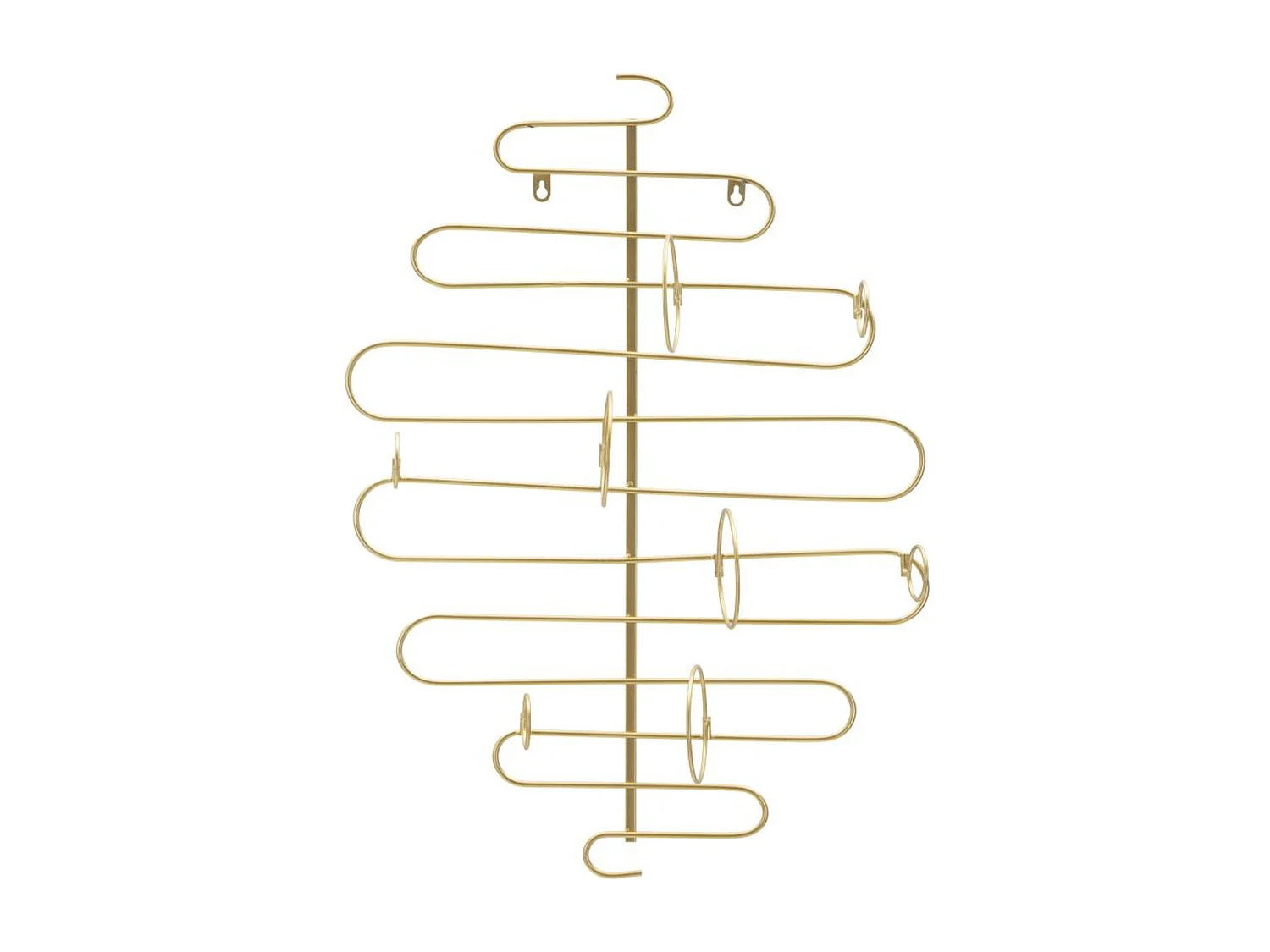 Porta Bottiglie MF326, Oro, 53x13x72 cm, Epikasa