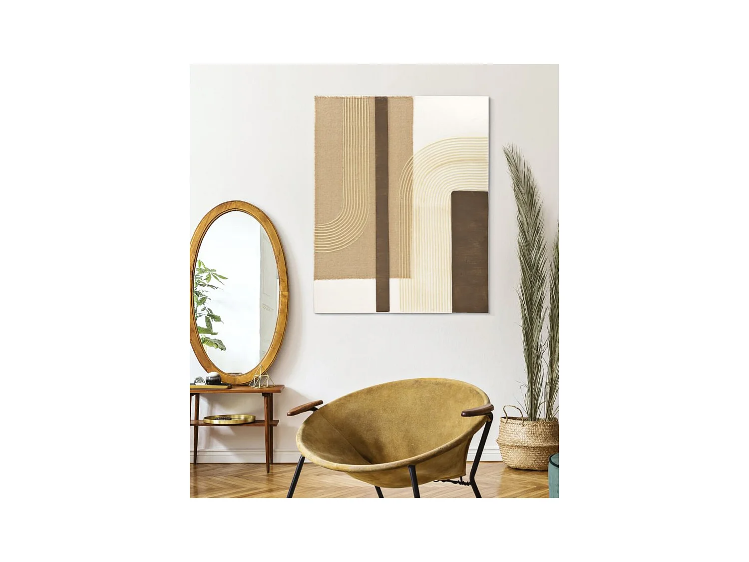 Afdrukken op Canvas Geometrisch 22, Veelkleurig, 80x2,8x100 cm, Epikasa