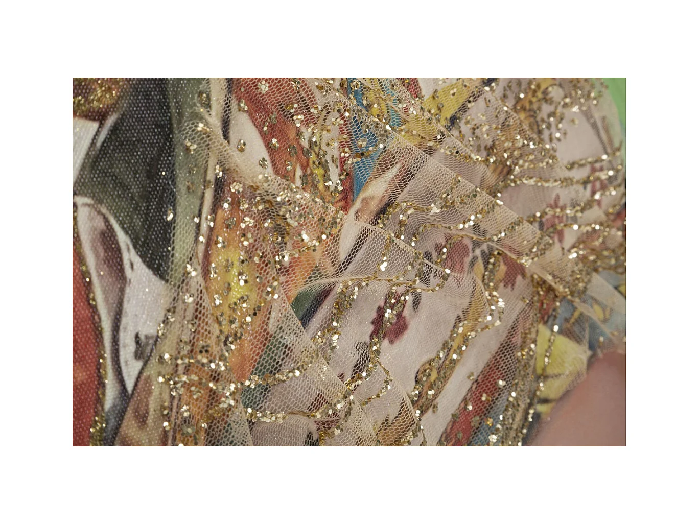 Stampa su Tela Tropicale 2, Multicolore, 120x3x90 cm, Epikasa