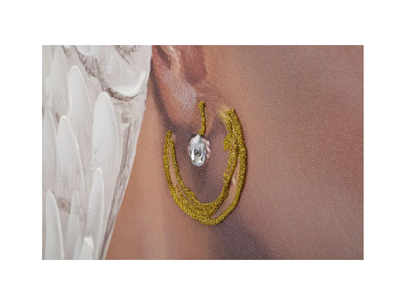 Stampa su Tela Tropicale 2, Multicolore, 120x3x90 cm, Epikasa