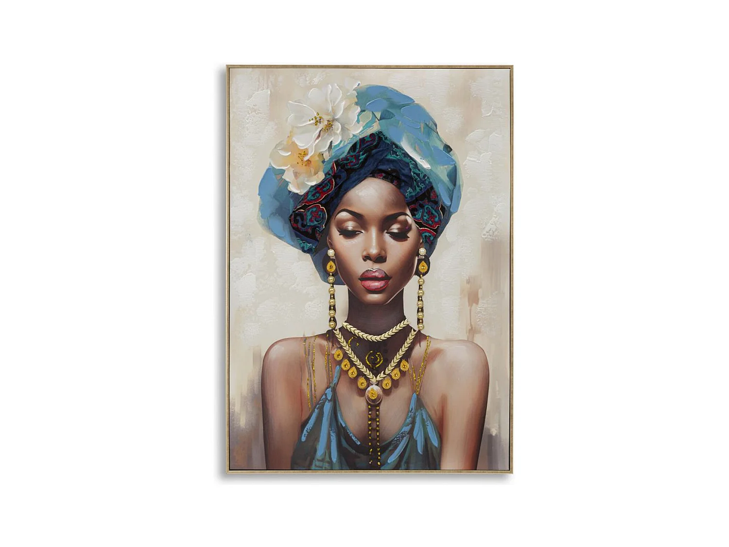 Stampa su Tela Africa 21, Multicolore, 72x4,5x102 cm, Epikasa